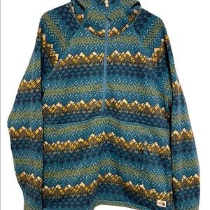 The North Face Printed Crescent Hooded Pullover for Women XXL
